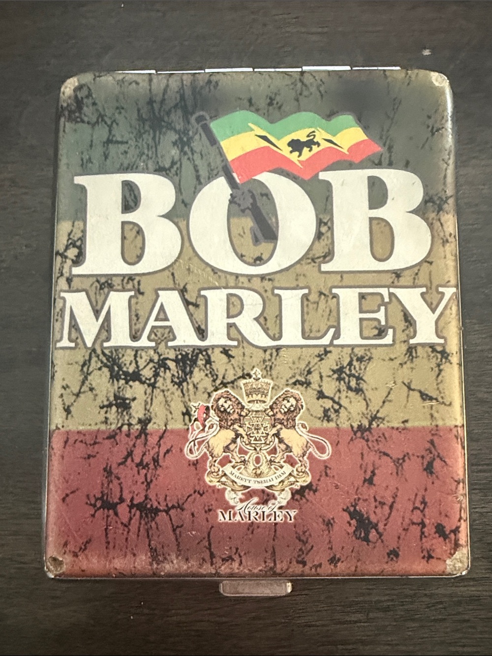 Bob Marley Metal Cigarette Case Case